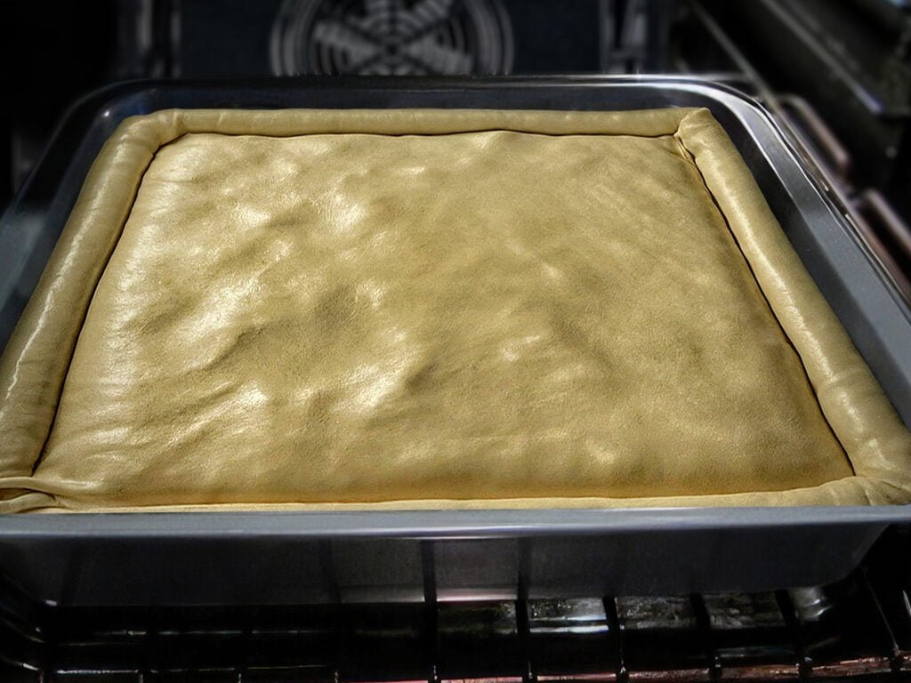 Gebackener veganer albanischer Burek