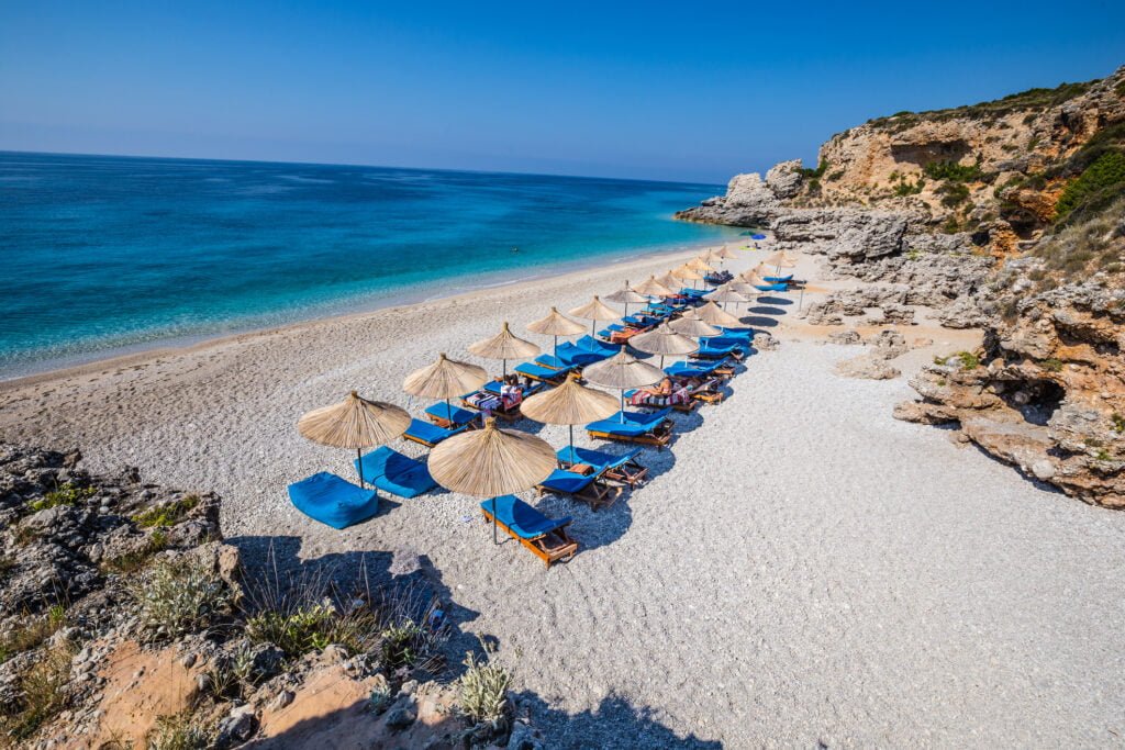 Plage de Vlora albanie