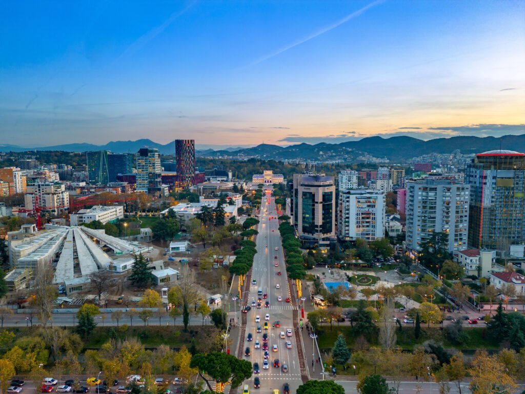 Autofahren in Tirana