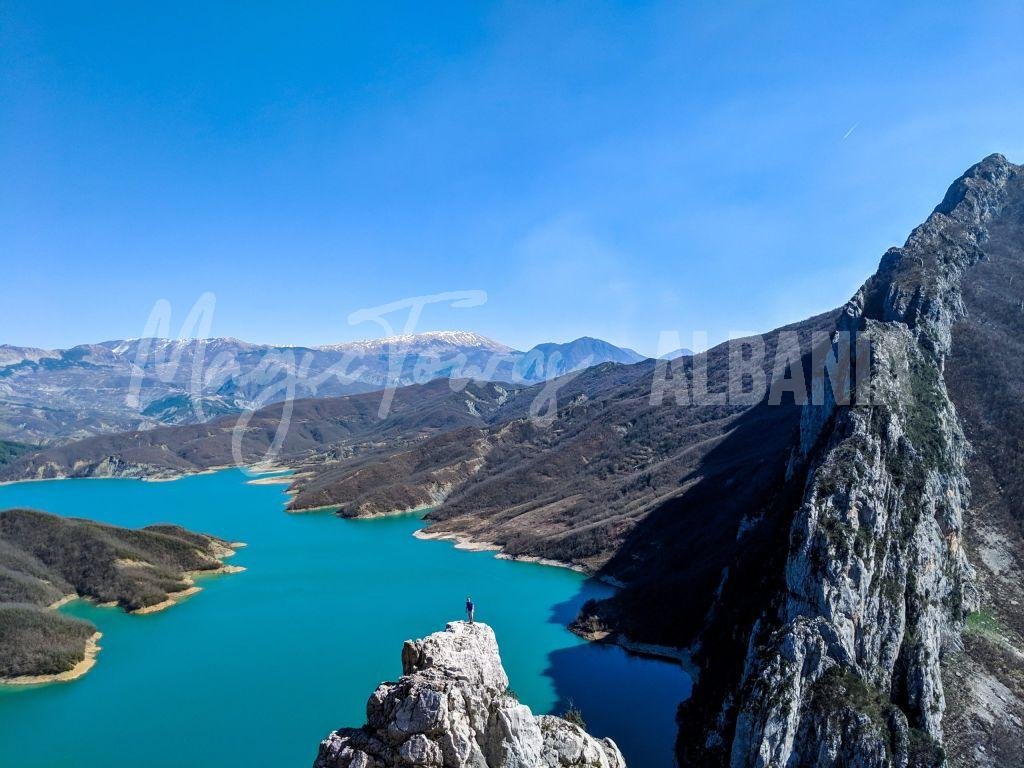 Lac Bovilla à Tirana, Albanie.