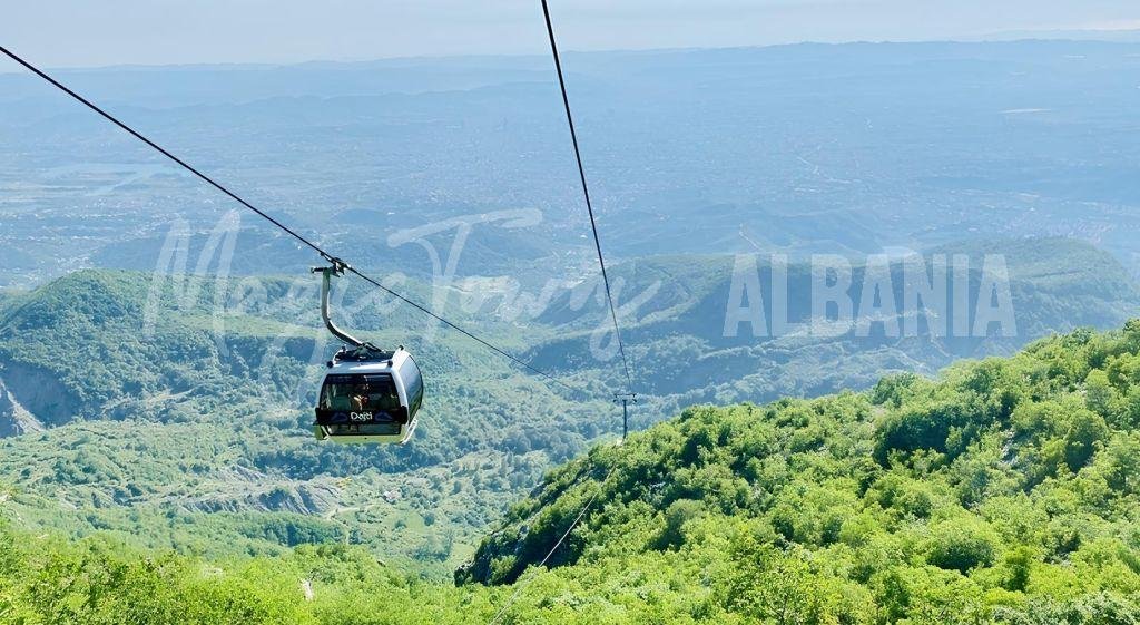 Dajti ekspres cable car in albania.