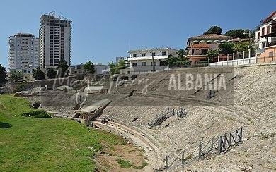 Amphithéâtre de Durrës en Albanie