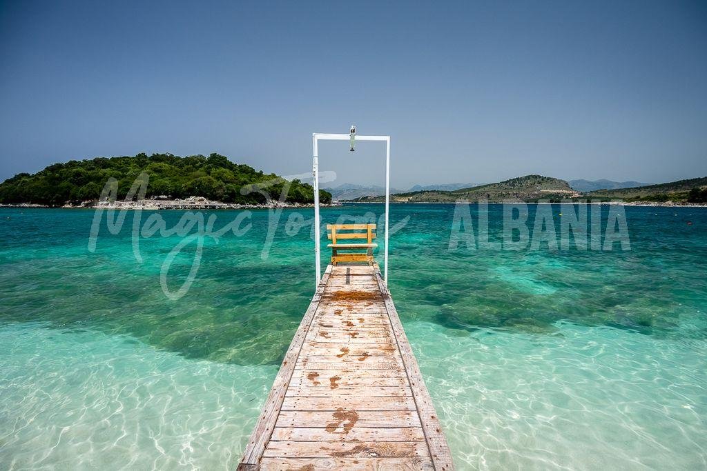 Ksamil en Albanie