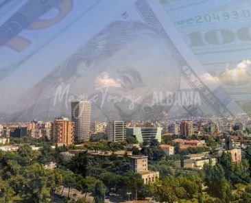 The average salary in albania