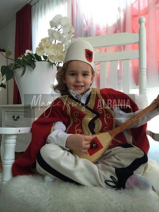 Albanian baby costumes